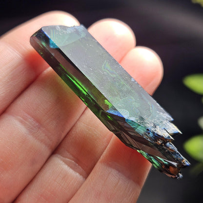 Vivianite Crystal Specimen 12.13g, Terminated Vivianite Crystal, Raw Blue