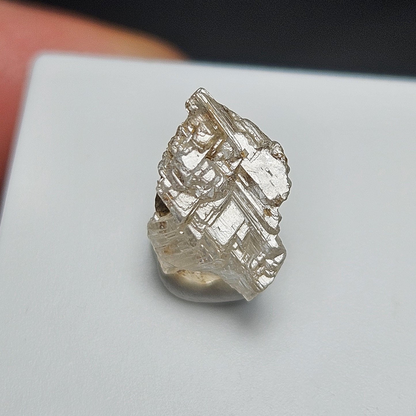 Etched Phenacite Crystal 2.61ct, Nigerian Phenakite Stone, Etched Phenakite