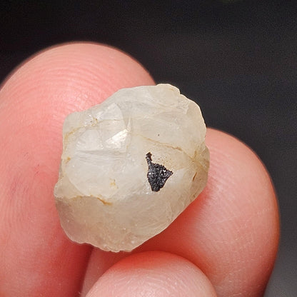Phenacite Crystal with Black Tourmaline 9.30ct, Terminated Phenacite Specimen, Nigerian Phenakite Crystal