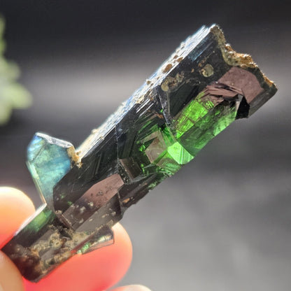 Vivianite Crystal Specimen 15.36g, Terminated Vivianite Crystal, Raw Blue