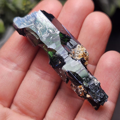 Vivianite Crystal Specimen 15.36g, Terminated Vivianite Crystal, Raw Blue