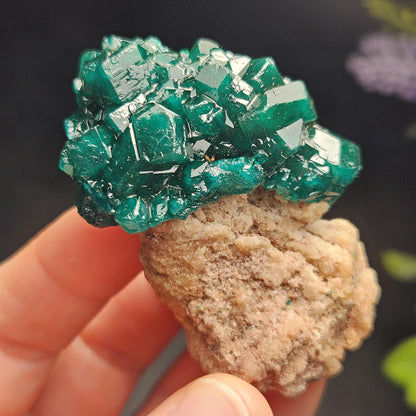 Dioptase Specimen from Congo 48.57g