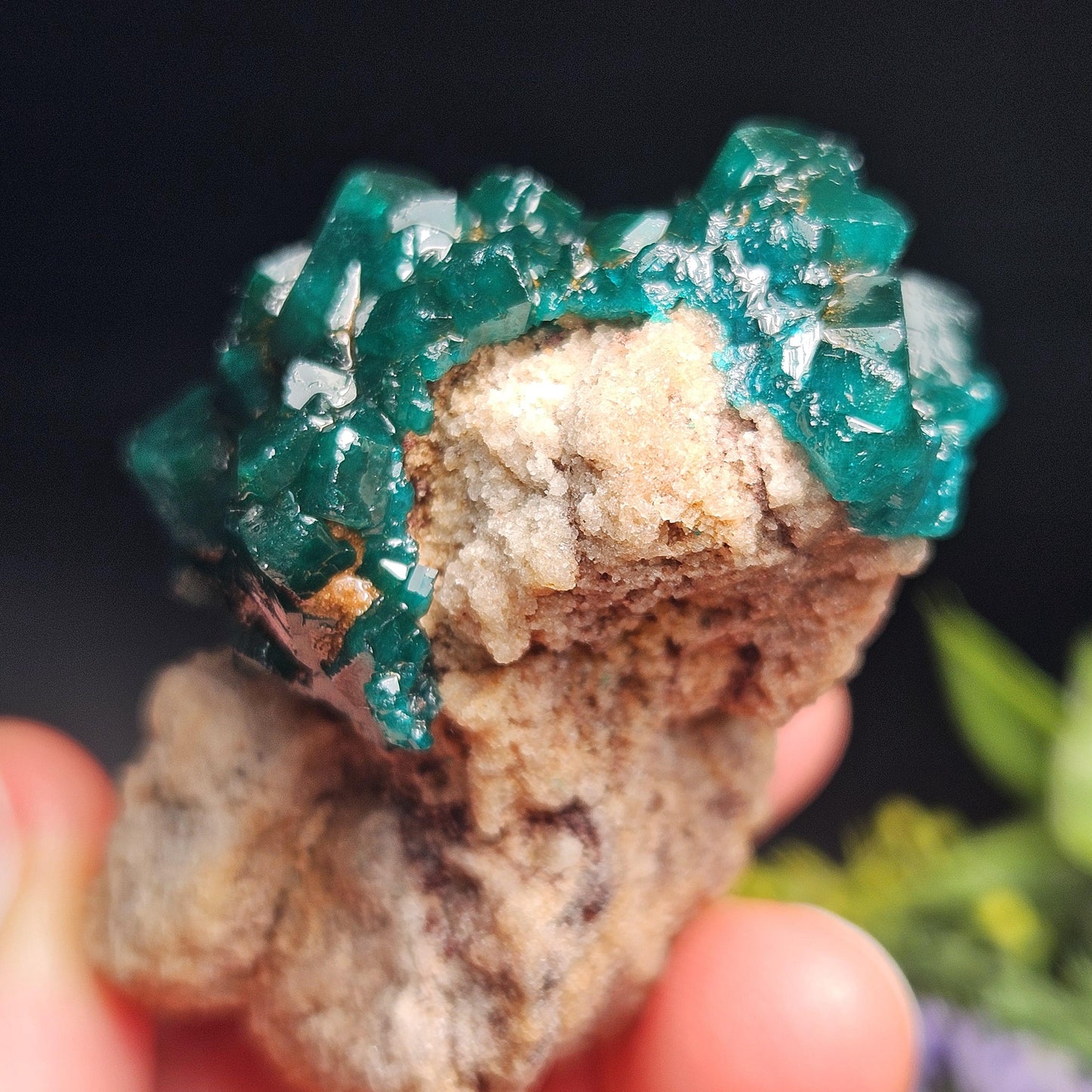 Dioptase Specimen from Congo 48.57g