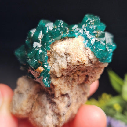 Dioptase Specimen from Congo 48.57g