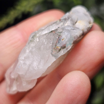 Ajoite Phantom in Quartz Crystal 21.13g, RARE Ajoite in Quartz Stone, Ajoite Specimen from Messina Mine South Africa