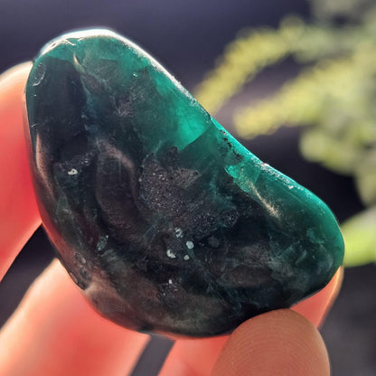 Polished Dioptase Crystal 27.65g, Congo Dioptase Specimen
