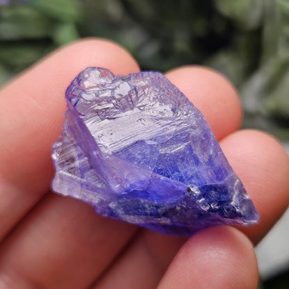 Tanzanite Crystal 7.65g, Etched Bicolor Tanzanite Gemstone, Tanzanite Crystal, Blue Purple Terminated Tanzanite