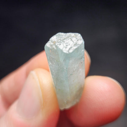 Terminated Aquamarine Crystal from Nigeria 3.55g, Nigerian Emerald Aquamarine, Vanadium Beryl