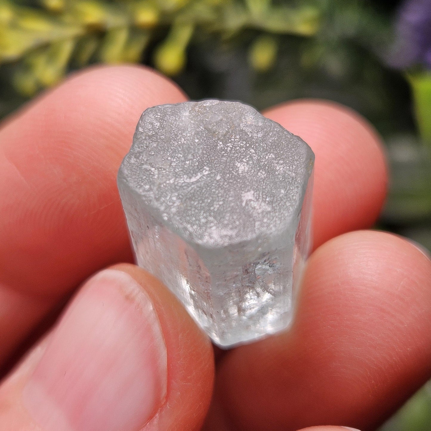 Double Terminated Aquamarine Crystal 5.54g, Raw Aquamarine Specimen