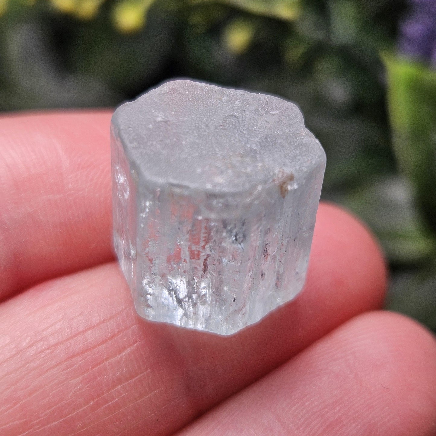 Double Terminated Aquamarine Crystal 5.54g, Raw Aquamarine Specimen