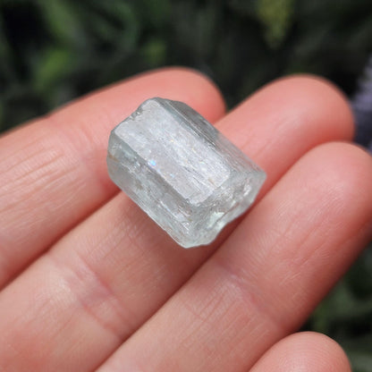 Double Terminated Aquamarine Crystal 5.54g, Raw Aquamarine Specimen