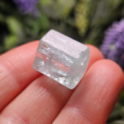 Double Terminated Aquamarine Crystal 5.54g, Raw Aquamarine Specimen