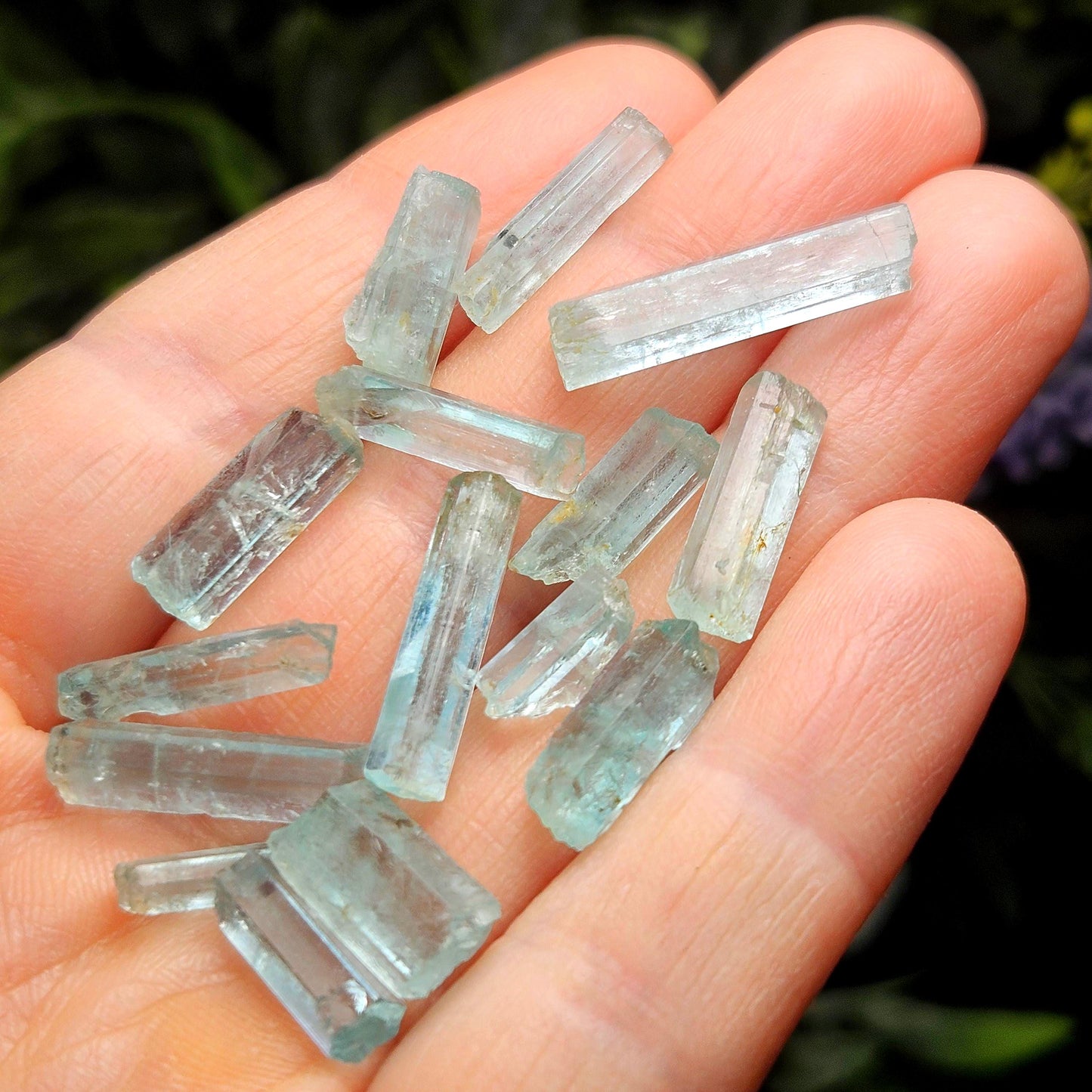 Nigerian Emerald Crystal, Raw Emerald Specimen, Natural Hexagonal Stone, Green Beryl