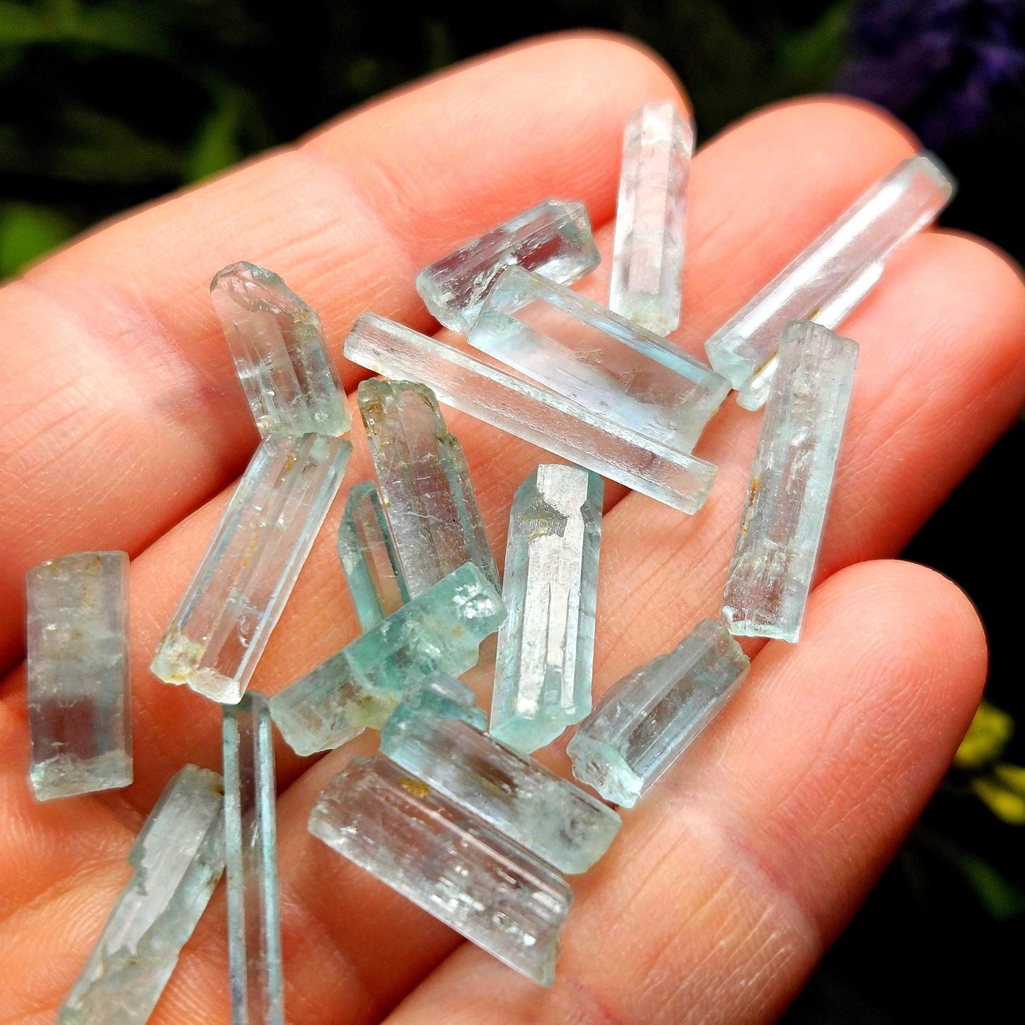 Nigerian Emerald Crystal, Raw Emerald Specimen, Natural Hexagonal Stone, Green Beryl