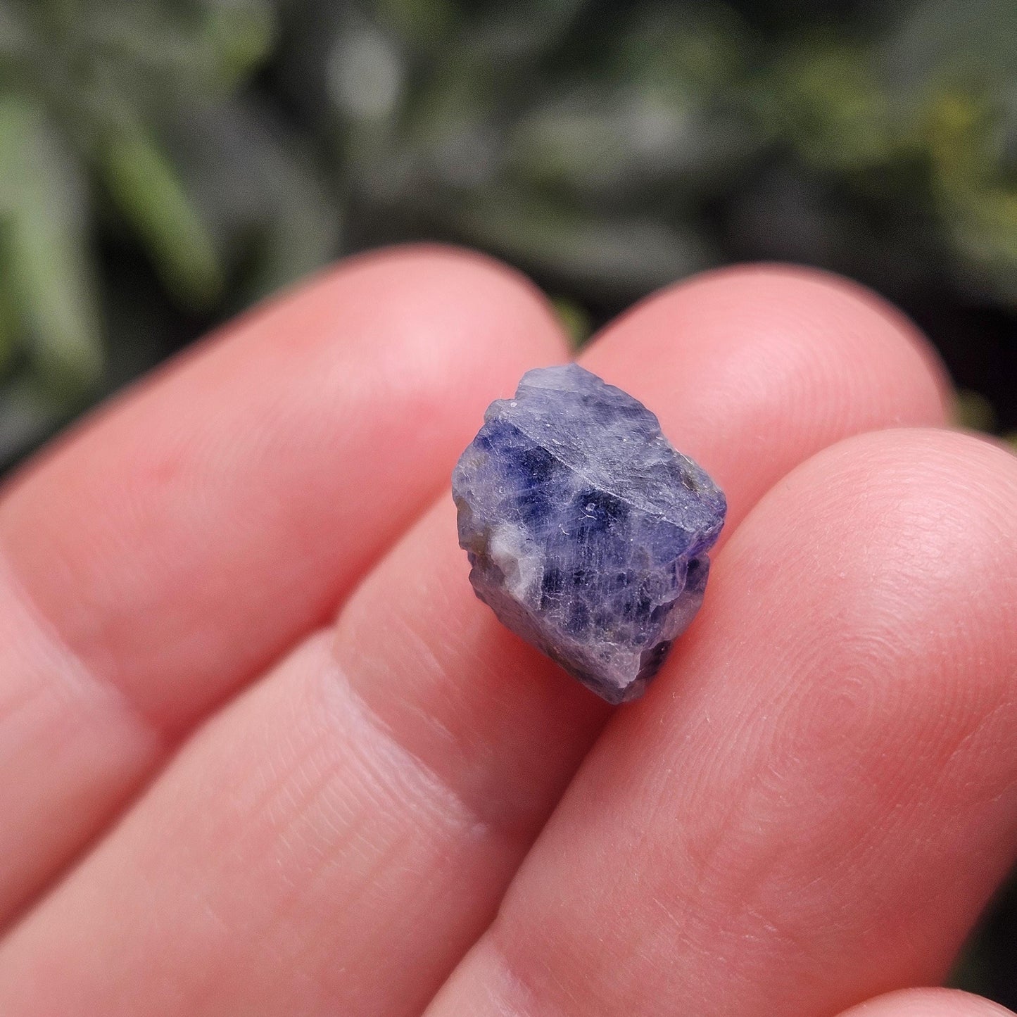 Natural Himalayan Sapphire Crystals from Badakhshan, Color Zoning Sapphire, Raw Blue Sapphire Stone