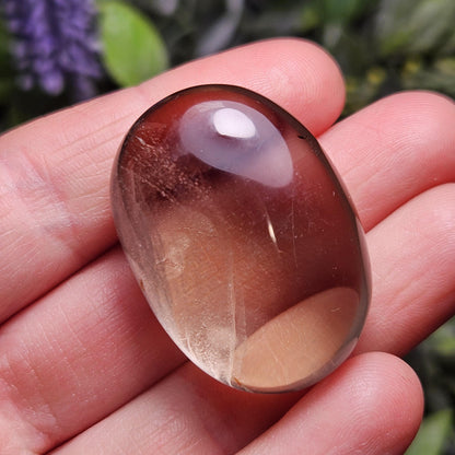 Smoky Quartz Palm Stone, Smoky Quartz Crystal, Polished Smoky Quartz Tumbled Stone from Madagascar