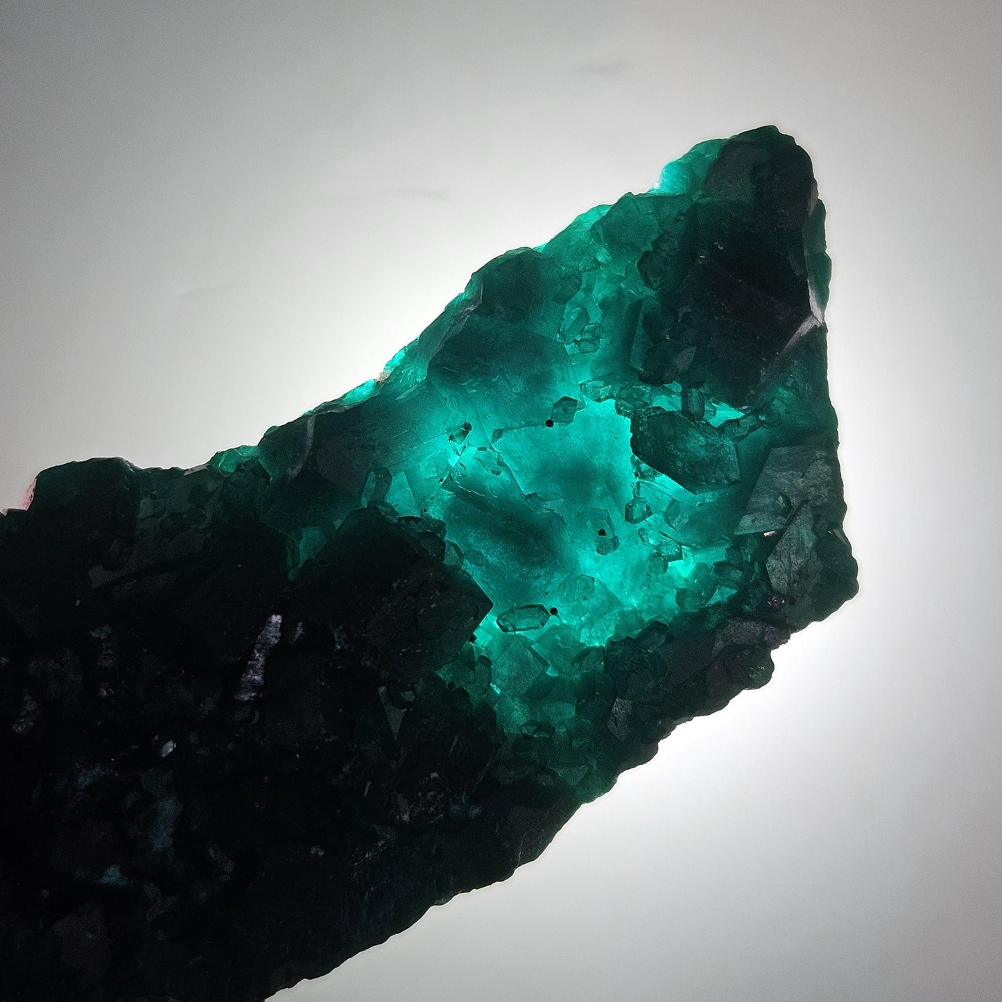 Dioptase Crystal Cluster from Congo 33.13g