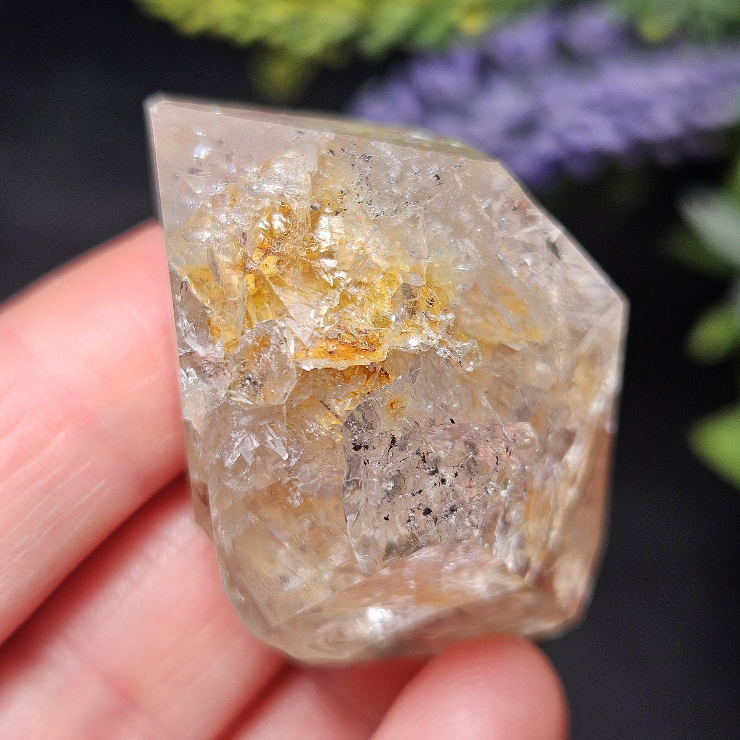 Rainbow Herkimer Diamond Quartz 33.38g