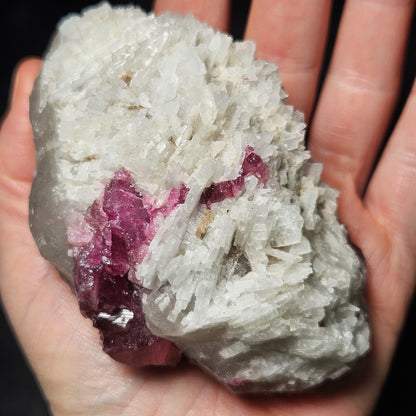 Pink Tourmaline in Quartz from Brazil 384.11g