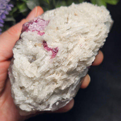 Pink Tourmaline in Quartz from Brazil 384.11g