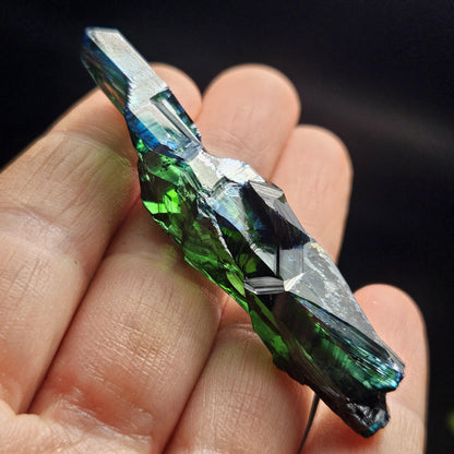 Vivianite Crystal Specimen 11.97g, Terminated Vivianite Crystal, Raw Blue