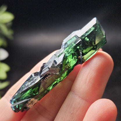 Vivianite Crystal Specimen 11.97g, Terminated Vivianite Crystal, Raw Blue
