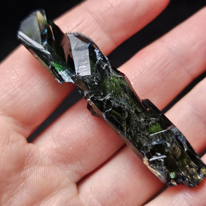 Vivianite Crystal Specimen 11.97g, Terminated Vivianite Crystal, Raw Blue