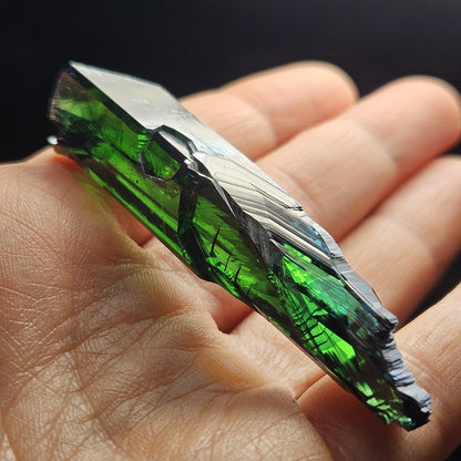 Vivianite Crystal Specimen 16.09g, Terminated Vivianite Crystal, Raw Blue