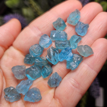 Blue Apatite Crystal, Raw Apatite Stone Specimen