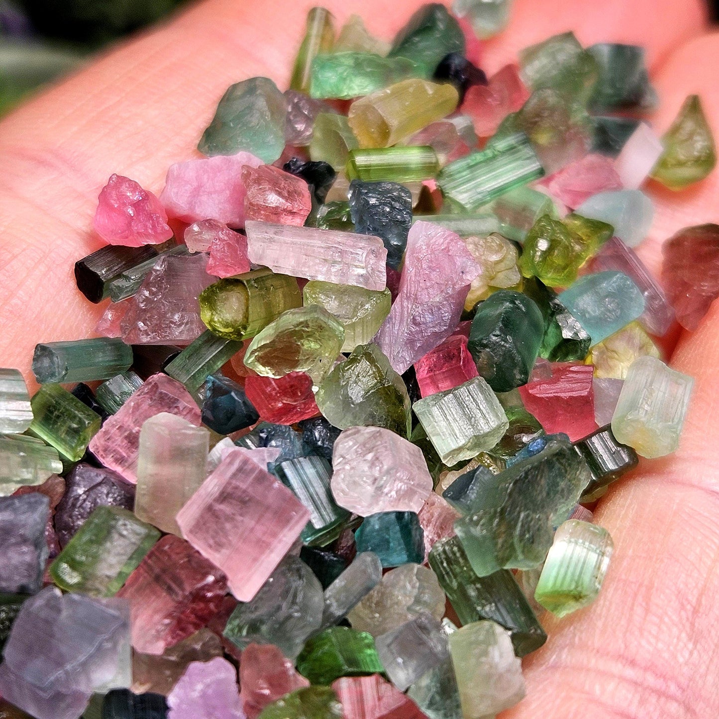 Bulk "Candy" Tourmaline, Pink Green & Blue Tourmaline Crystals, Brazilian Specimens