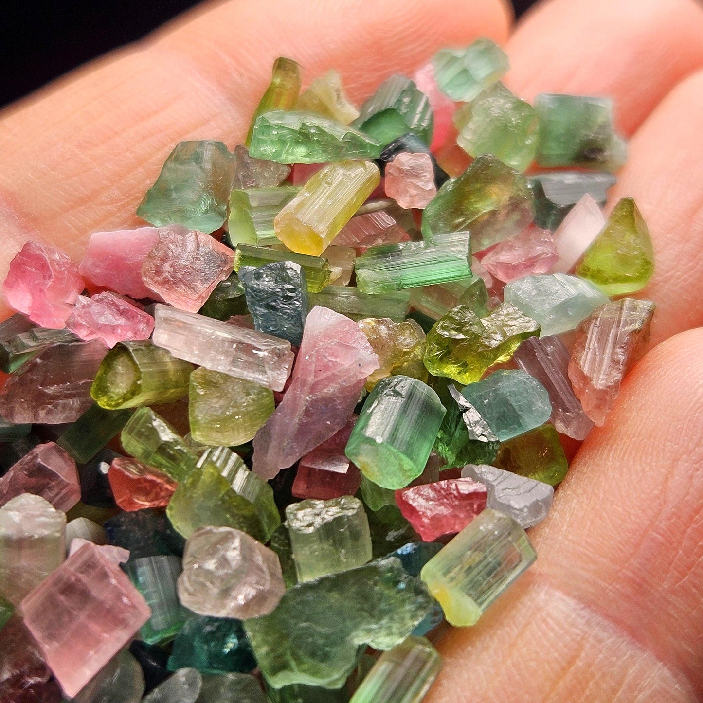 Bulk "Candy" Tourmaline, Pink Green & Blue Tourmaline Crystals, Brazilian Specimens