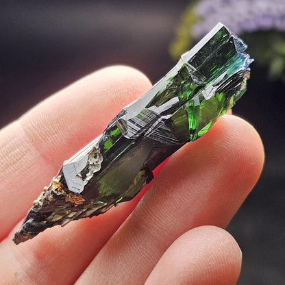 Vivianite Crystal Specimen 9.54g, Terminated Vivianite Crystal, Raw Blue