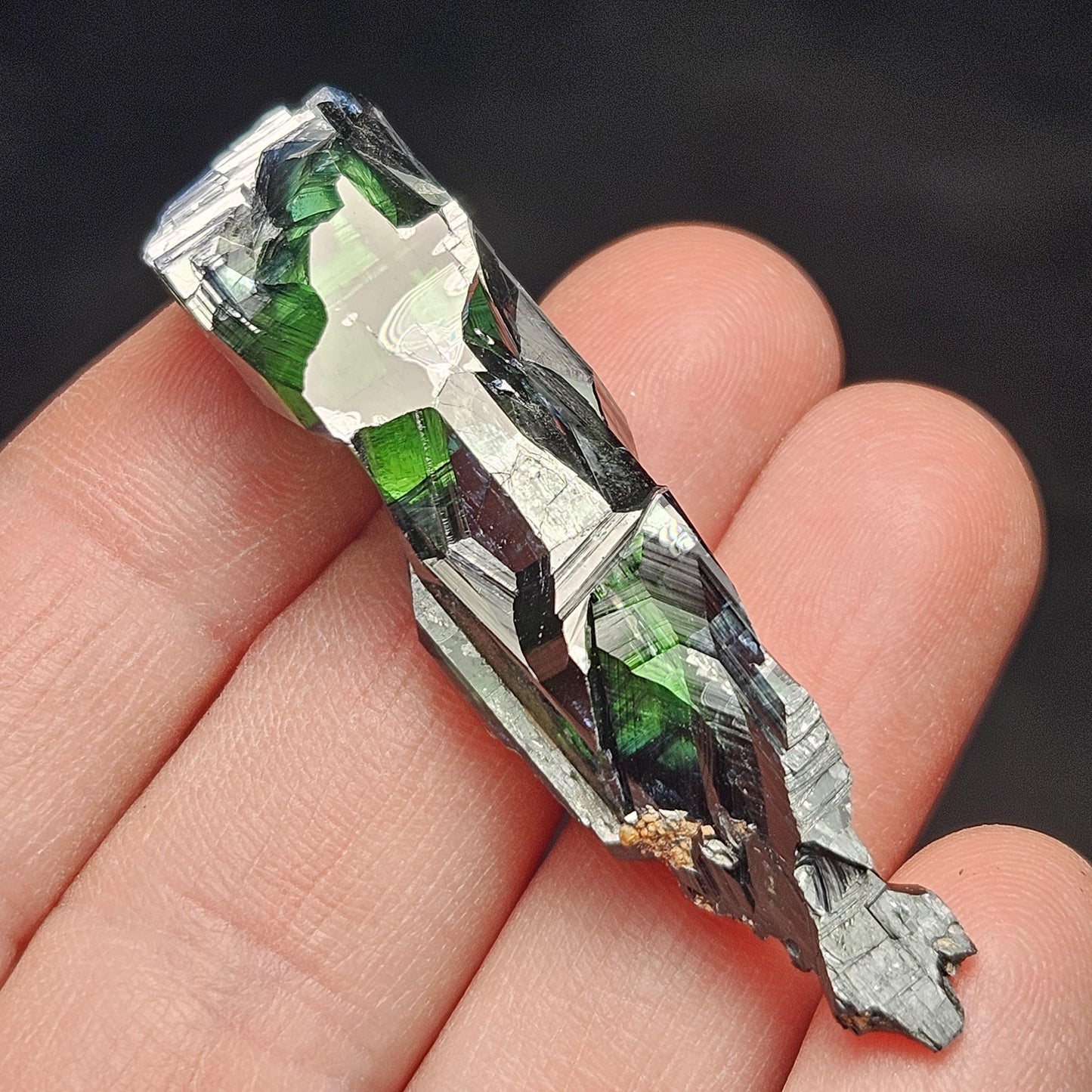 Vivianite Crystal Specimen 9.54g, Terminated Vivianite Crystal, Raw Blue