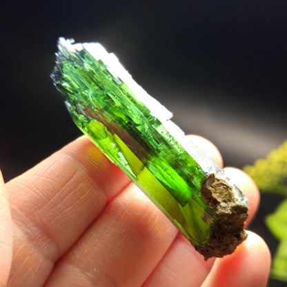 Vivianite Crystal Specimen 10.60g, Terminated Vivianite Crystal, Raw Blue