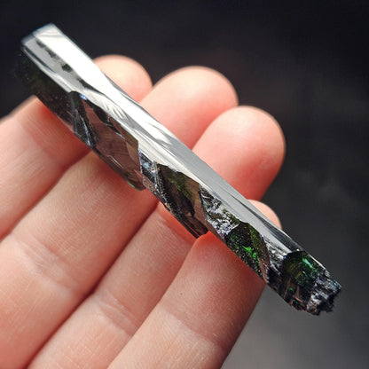 Vivianite Blade Crystal Specimen 14.50g, Terminated Vivianite Crystal, Raw Blue