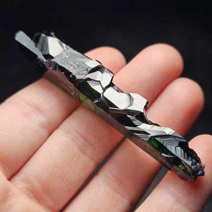 Vivianite Blade Crystal Specimen 14.50g, Terminated Vivianite Crystal, Raw Blue