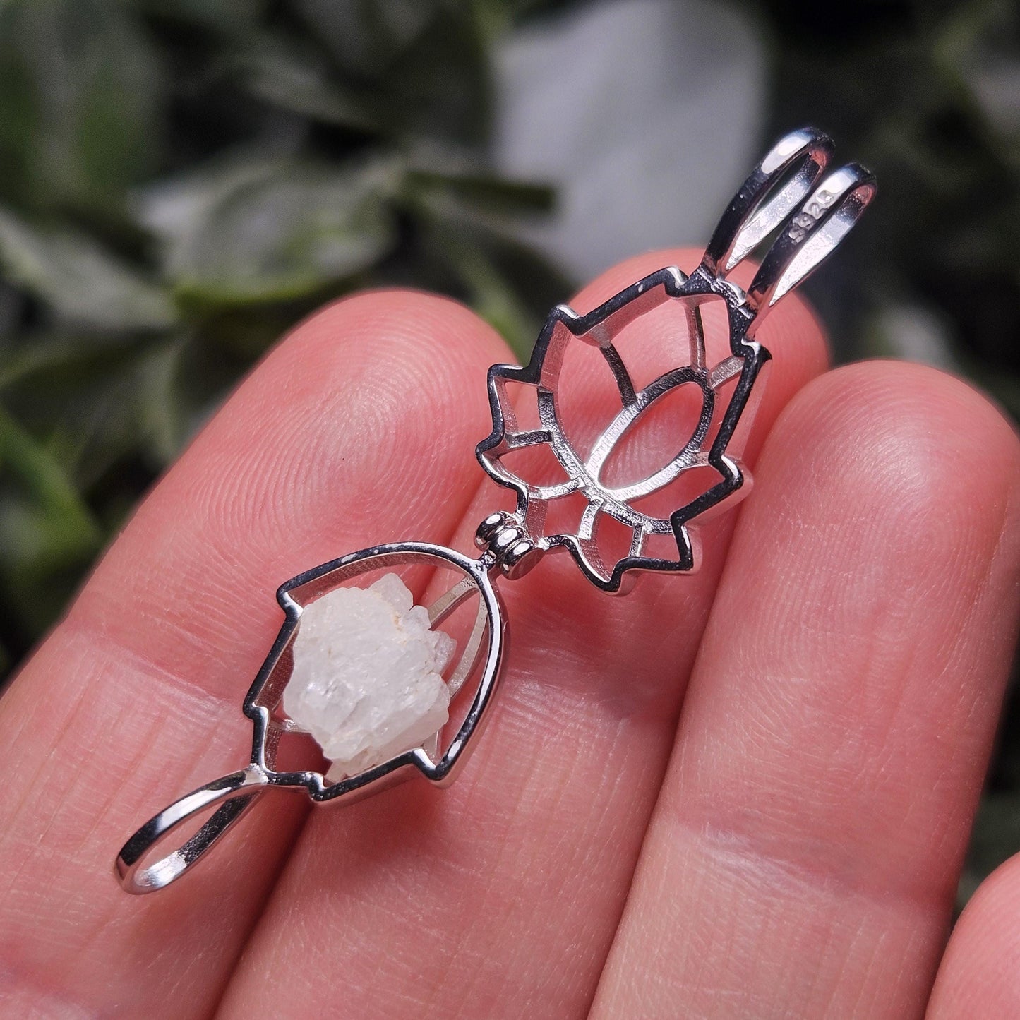 Phenacite Sterling Silver Pendant, Phenacite Necklace, Phenacite Jewelry, Phenakite Pendant, Phenacite Crystal