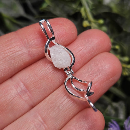 Phenacite Crystal Pendant, Phenacite Necklace, Phenacite Jewelry, Phenakite Pendant, Choose Silver Plated or Sterling Silver