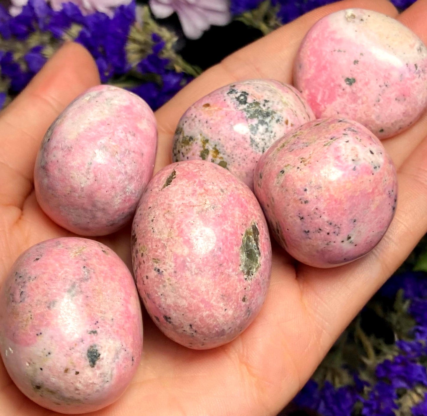 Peruvian Rhodonite Polished Crystal (1