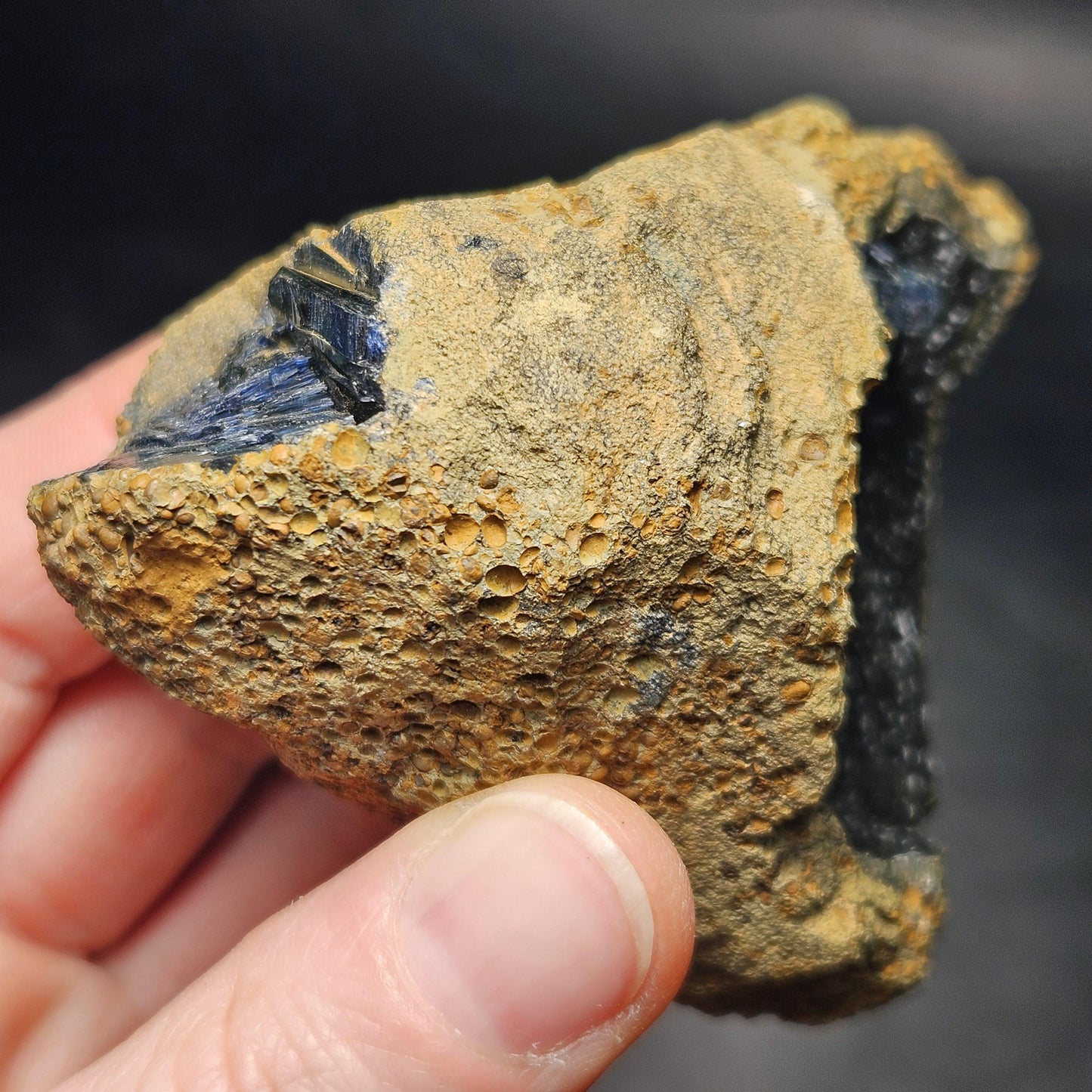 Vivianite Crystal Cluster 159g, Vivianite Specimen, Raw Blue