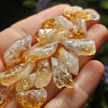 Raw Citrine Crystal, Brazilian Citrine Stone, Citrine Gemstone, Yellow Birthstone