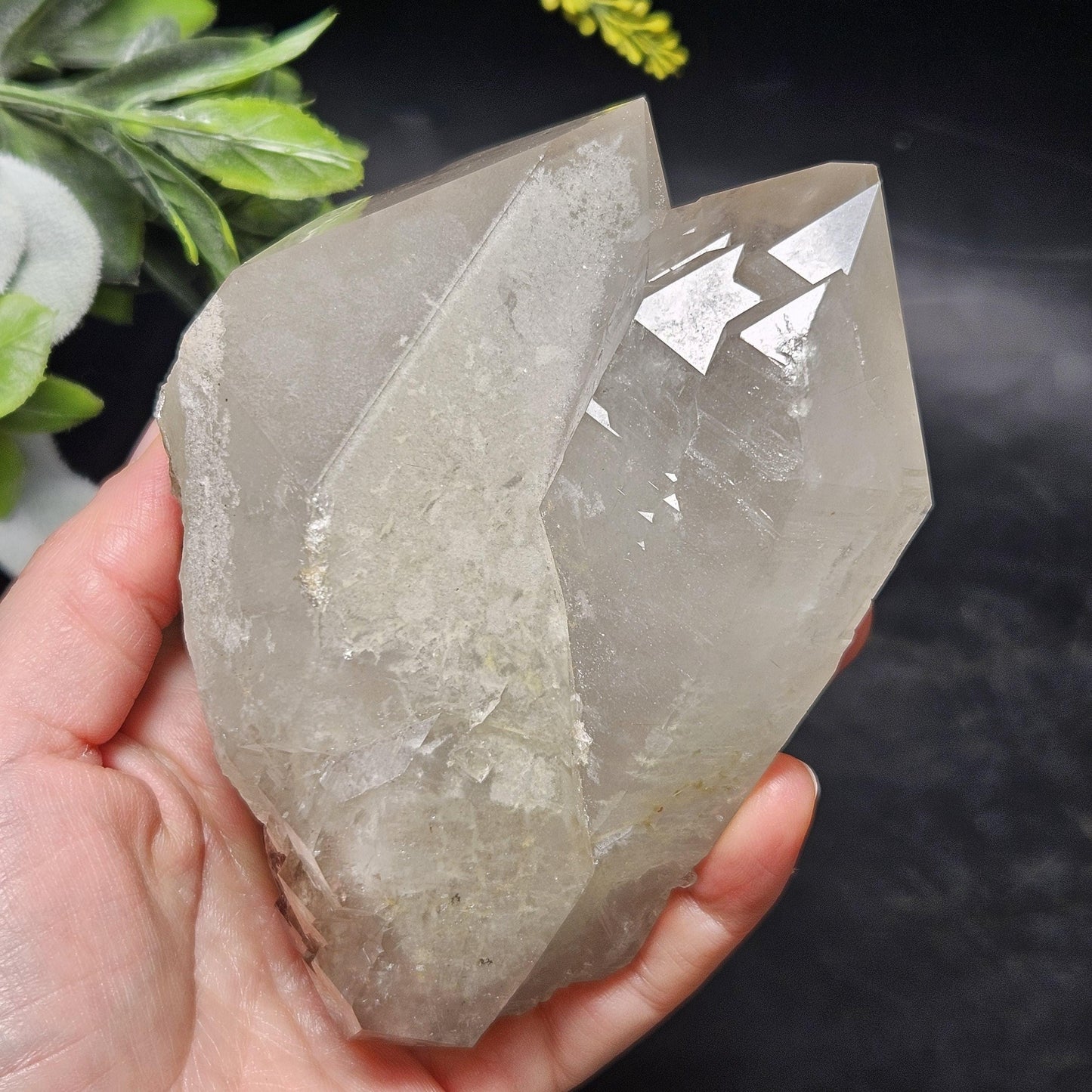 HUGE Elestial Garden Quartz Crystal 1.5lbs