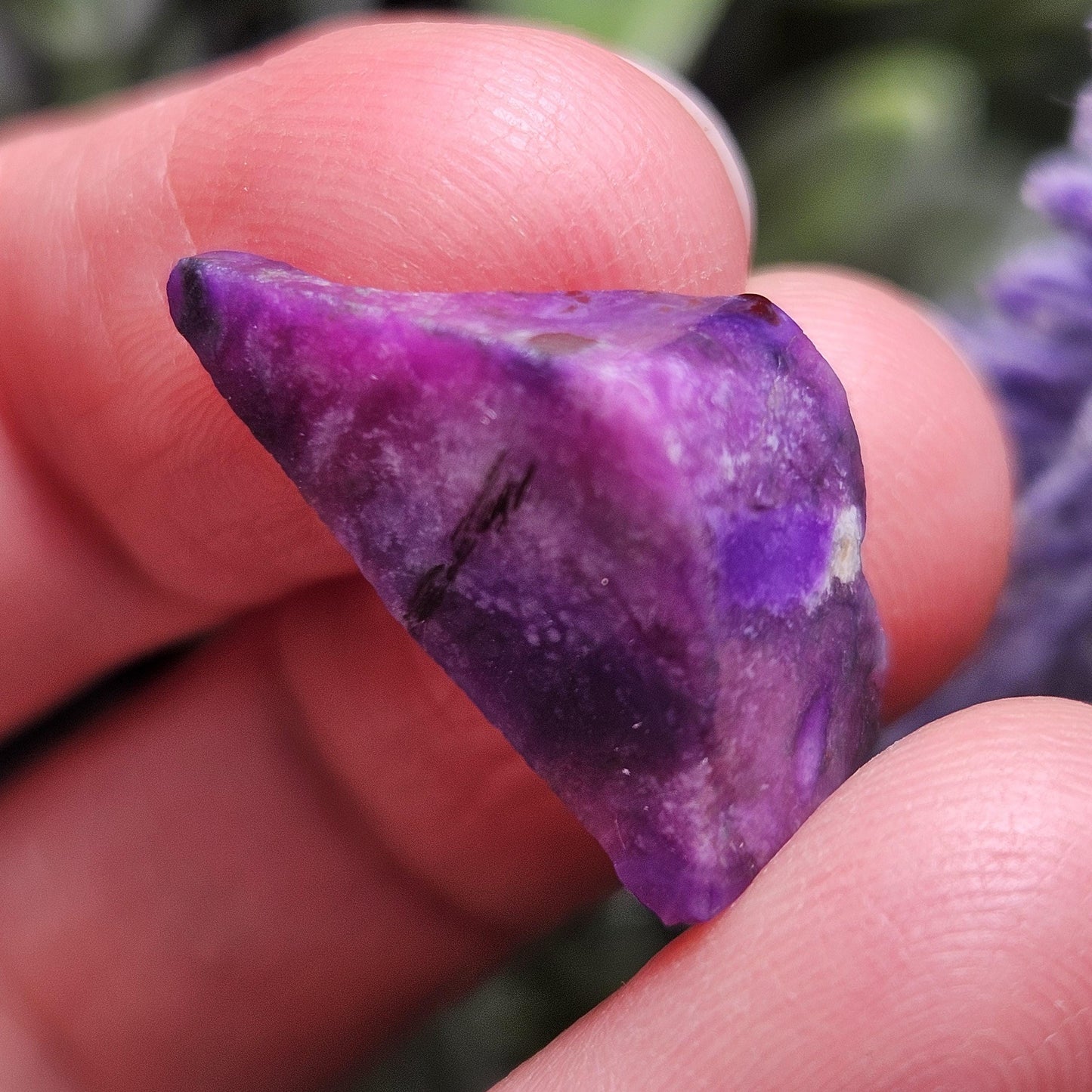 Gel Sugilite Crystal 2.23g, Raw South African Sugilite Stone Specimen