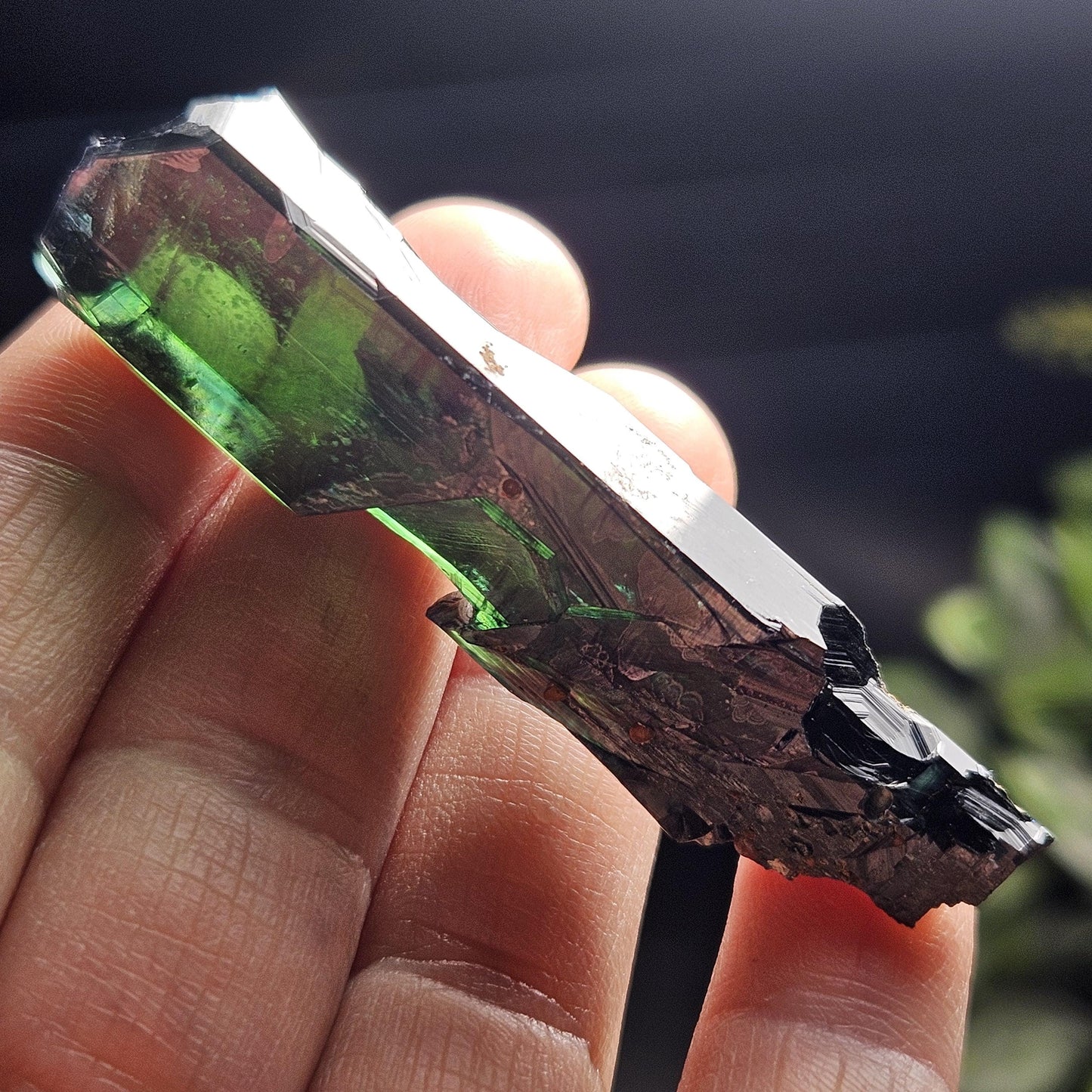 Vivianite Crystal Specimen 17.15g, Terminated Vivianite Crystal, Raw Blue