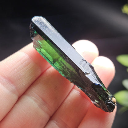 Vivianite Crystal Specimen 12.13g, Terminated Vivianite Crystal, Raw Blue