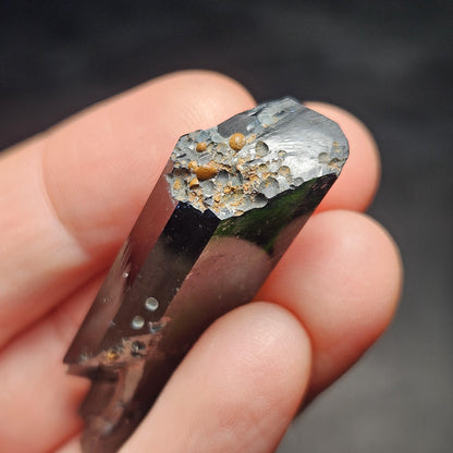 Vivianite Crystal Specimen 12.13g, Terminated Vivianite Crystal, Raw Blue