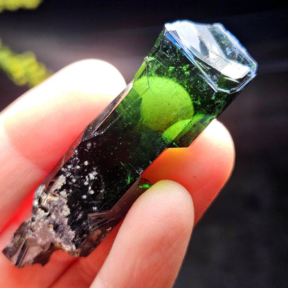 Vivianite Crystal Specimen 17.15g, Terminated Vivianite Crystal, Raw Blue