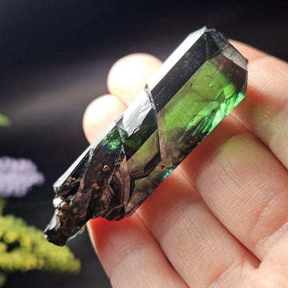 Vivianite Crystal Specimen 17.15g, Terminated Vivianite Crystal, Raw Blue