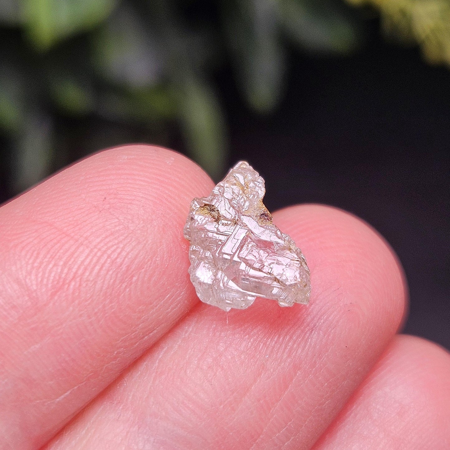Etched Phenacite Crystal 2.61ct, Nigerian Phenakite Stone, Etched Phenakite