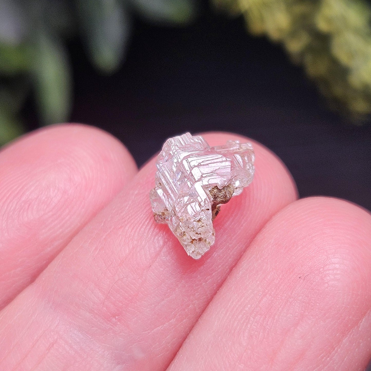 Etched Phenacite Crystal 2.61ct, Nigerian Phenakite Stone, Etched Phenakite